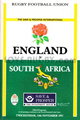 England v South Africa 1992 rugby  Programmes